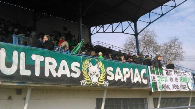 Match de Pro D2 le jeudi et vendredi : les supporters mécontents. / Crédit Photo : <a href='https://twitter.com/UltrasSapiac' target='_blank' rel='nofollow'>Twitter : @UltrasSapiac</a>