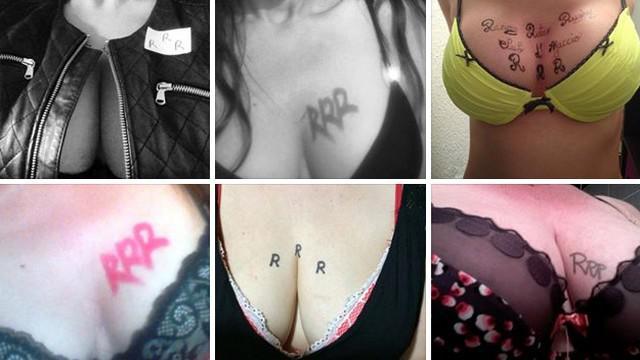 Le concours de décolletés des supportrices du Racing Retro Rugby. / Crédit Photo : <a href='https://www.facebook.com/racing.retro.rugby/photos_stream' target='_blank' rel='nofollow'>Compte Facebook : Racing Retro Rugby</a>