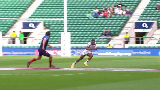 VIDEO. London 7s. Carlin Isles fait l'amour à la défense de l'équipe de France 