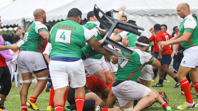 Crescent Cup : bagarre entre l'Algérie et la Malaisie. / Azley Kassim