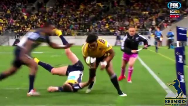 VIDEO. Super Rugby. Julian Savea et les Hurricanes marchent sur les Brumbies 