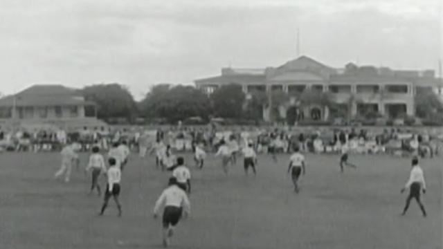 Un match de rugby aux Îles Fidji en 1929.