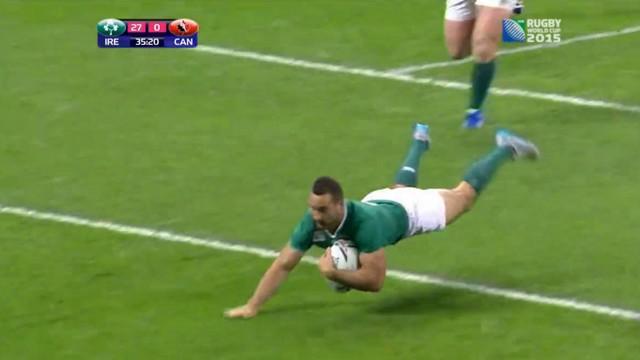 RESUME VIDEO. Coupe du monde. L'Irlande corrige le Canada avec 7 essais à la clé