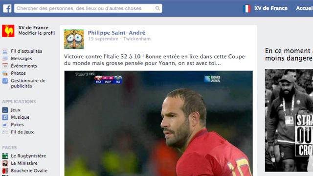 La Coupe du monde du XV de France sur Facebook, épisode 1