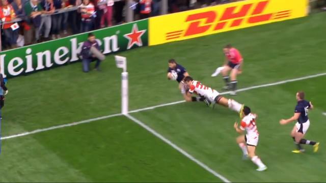 VIDEO. Japon. Ayumu Goromaru réalise le plus beau sauvetage de ce début de Coupe du monde
