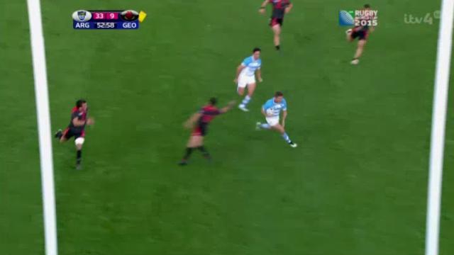 PHOTOS. Coupe du monde - Argentine : l'essai magnifique de Santiago Cordero face à la Géorgie