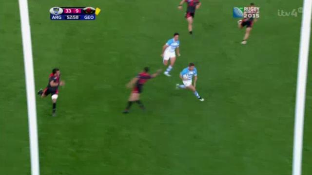 PHOTOS. Coupe du monde - Argentine : l'essai magnifique de Santiago Cordero face à la Géorgie