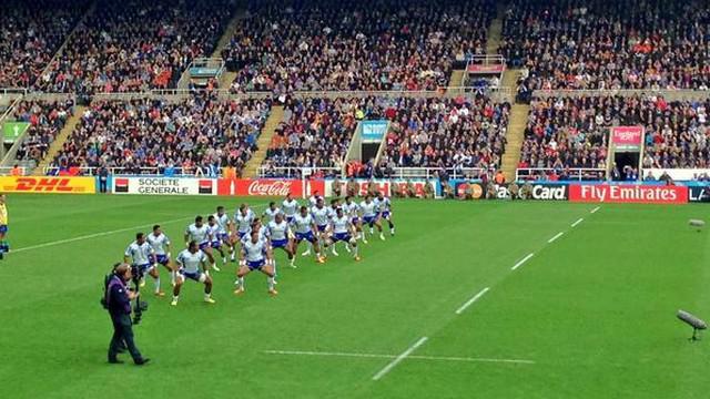 Coupe du monde. Les Samoa et l'Ecosse régalent pour un match spectaculaire. / Crédit Photo : <a href='https://twitter.com/tbarclayESPN/media' target='_blank' rel='nofollow'>Compte Twitter : Tristan Barclay</a>