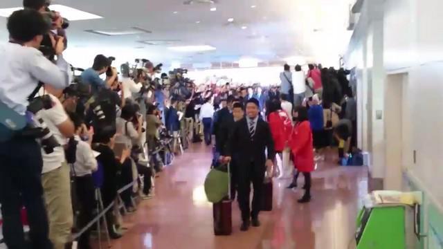 Coupe du monde. Les Japonais accueillis en héros à l'aéroport. 