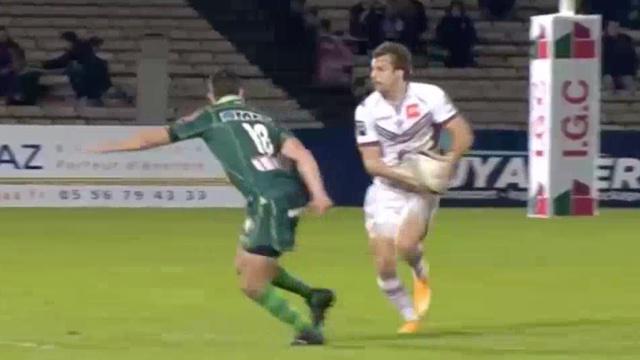 VIDÉO. L'UBB atomise la Section Paloise avec un beau hat trick pour Yann Lesgourgues (46-10)