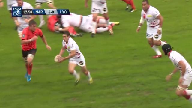 VIDEO. Pro D2 - LOU : la valise de Baptiste Couilloud pour l'essai de 65 mètres