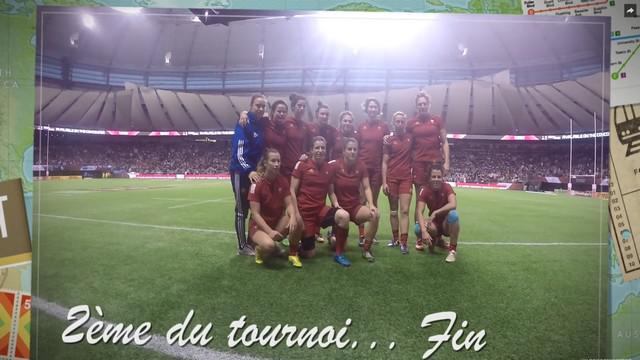 Dans les coulisses de France 7 féminines à Vancouver. 