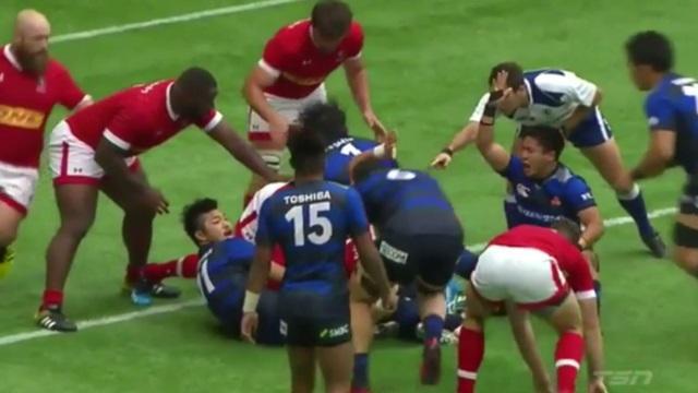 Le Japon bat le Canada.