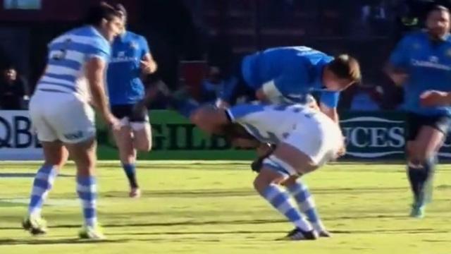 Guido Petti en mode catch avec l'Argentine.