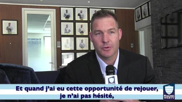 Ali Williams au Racing 92.