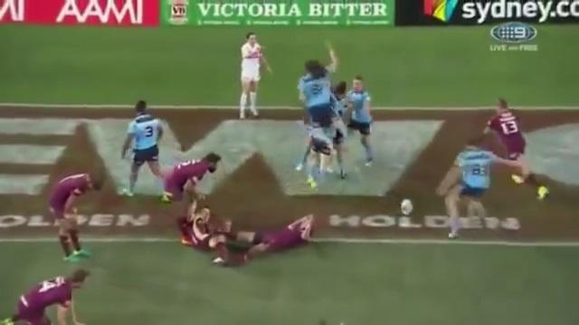 State of Origin : le raté d'Aaron Woods.