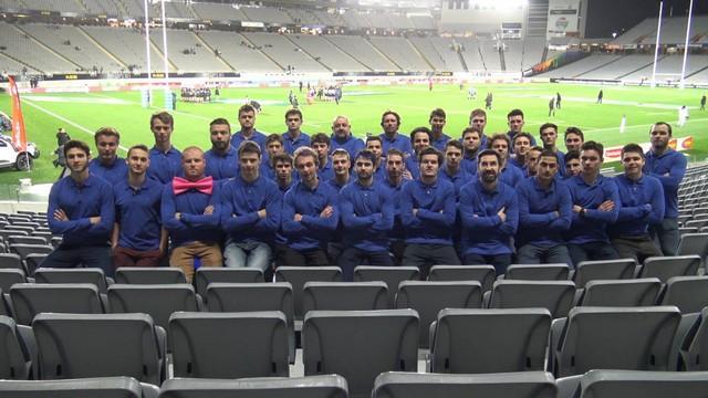 Le RCC à l'Eden Park d'Auckland. Crédit photo : RCC aux Antipodes