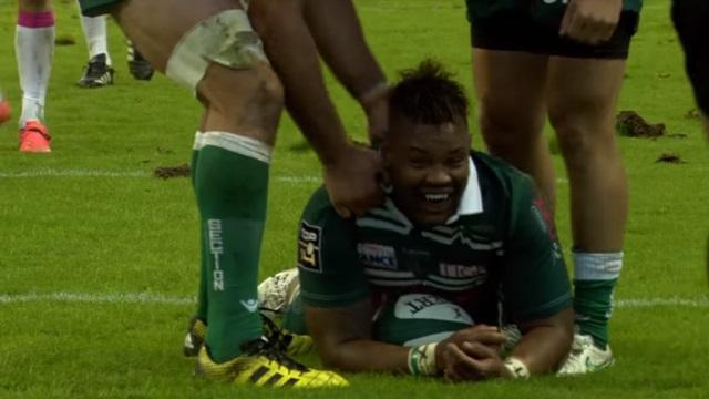 Steffon Armitage avec la Section Paloise.