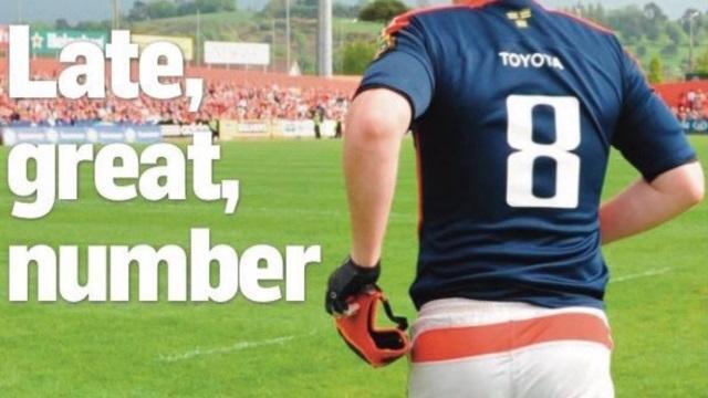 La mémoire d'Anthony Foley est saluée. Crédit photo : Irish Independent