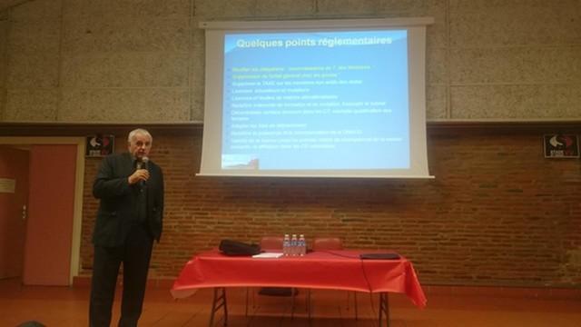 Alain Doucet est en pleine campagne pour la présidence de la FFR.