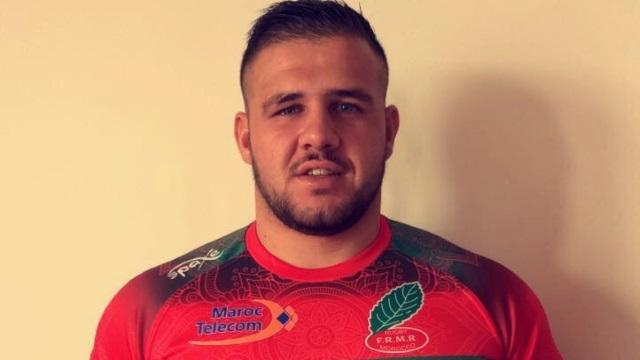 Mourad Akkaoui sous le maillot du Maroc.