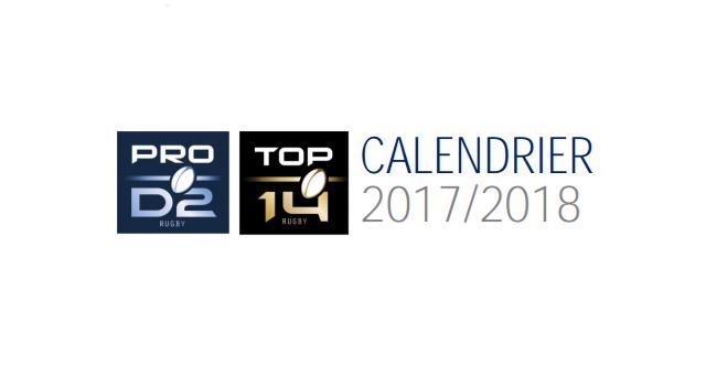 Top 14 / Pro D2 : le calendrier de la saison 2017/2018.