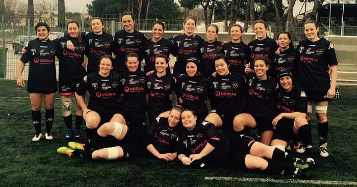 Les joueuses de Provence Rugby sont sans solution.