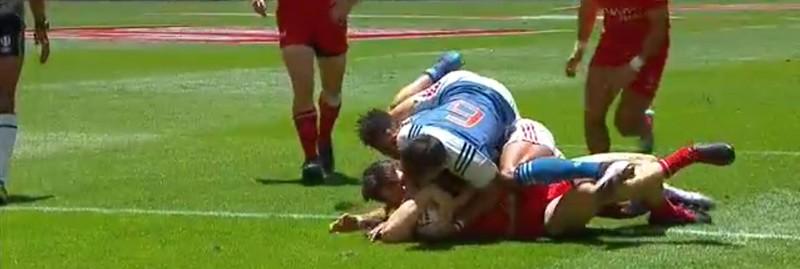 SEVEN. Résumé de la défaite en quart de cup entre la France et le Canada
