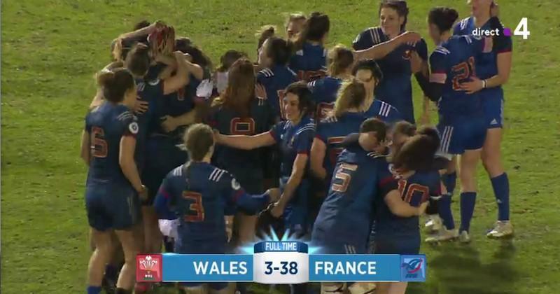 6 Nations Féminin. France Féminine remporte le Grand Chelem.