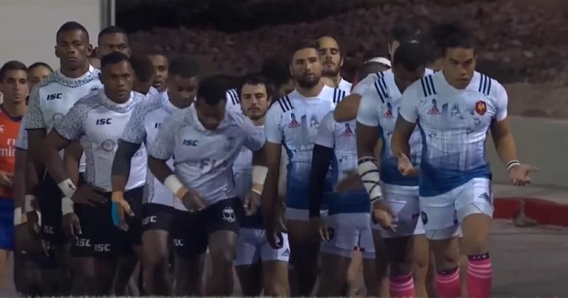 Le groupe de France 7 pour le Singapour 7s.