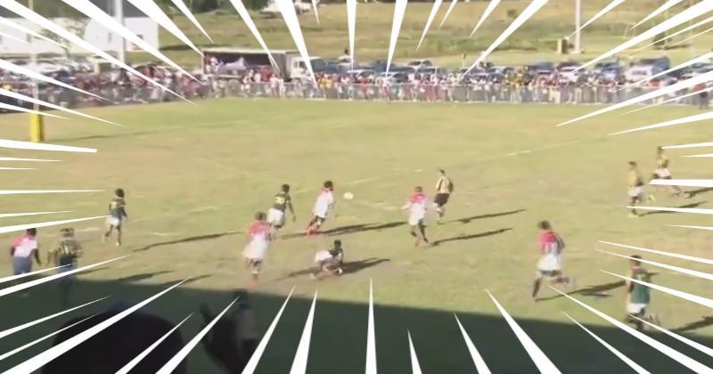 Tyrone Abelse a conclu une superbe action des Roses United RFC.