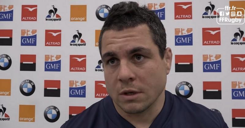 Guilhem Guirado a du mal à trouver les mots après la défaite contre les Boks.