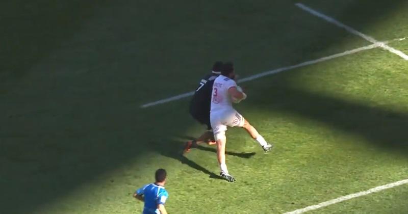 Danny Barrett joue aux quilles et montre qu'il n'y a pas que les tchik-tchak au Seven.