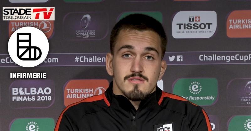 Stade Toulousain - Florian Verhaeghe absent plusieurs mois