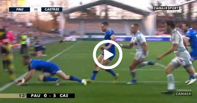 Quand Urdapilleta allume une chandelle énorme qui finit par un essai face à Pau [VIDÉO]
