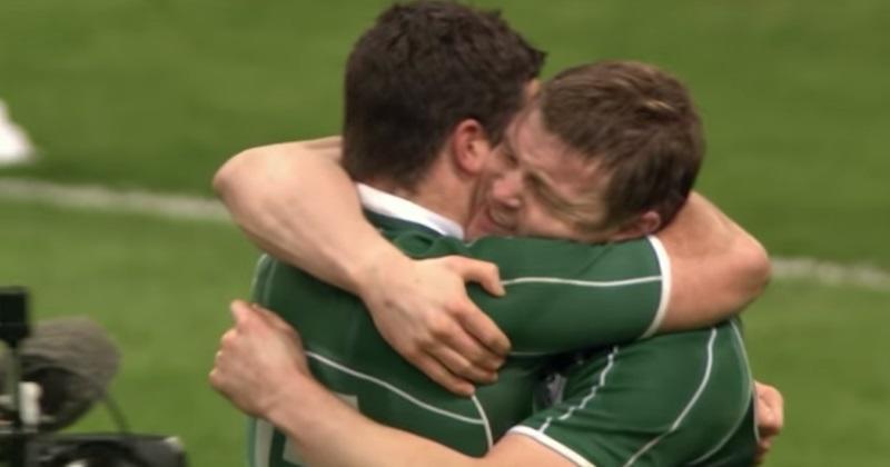 Brian O'Driscoll en 2009 avec l'Irlande.