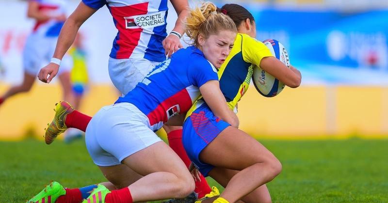 Joanna Grisez, un des nouveaux visages de France 7 Féminines cette saison. Crédit photo : Facebook - Hiep Images.