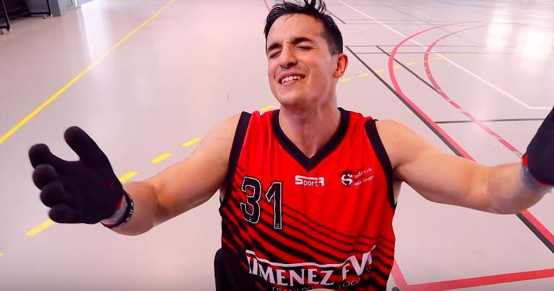 Après la musculation, Tito Inshape s'essaye au Quad Rugby !