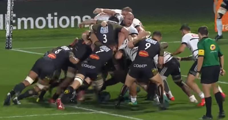 VIDÉO - La mêlée du Stade Rochelais fait exploser celle de Brive comme un bouchon de champagne !