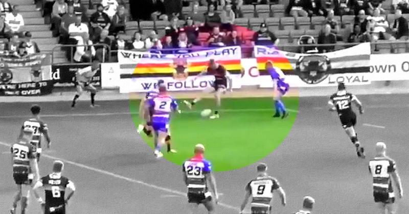 Un treiziste se prend pour Zizou avec une superbe talonnade pour l'essai [VIDÉO]