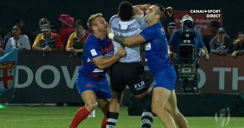 Dubaï 7s - Première de sa poule, France 7 élimine les Fidji et file en quart de la Cup !