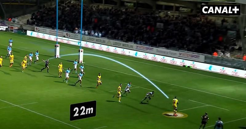 Superbe passe de Jérémy Sinzelle pour Botia face à Bayonne en Top 14.