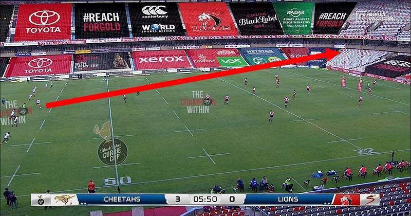 L'ancien Racingman a encore fait étalage de son énorme jeu au pied.