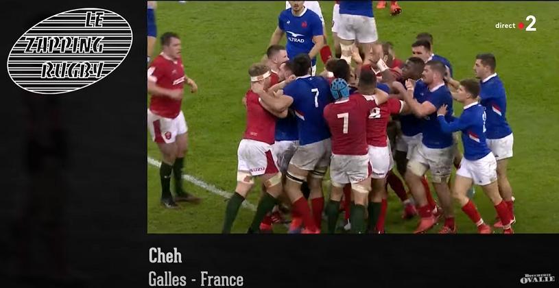 Une 2e partie pour le plus grand bonheur du Zapping, mais pas du rugby.
