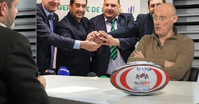 Le président de la FFR Bernard Laporte évoque le rugby algérien.