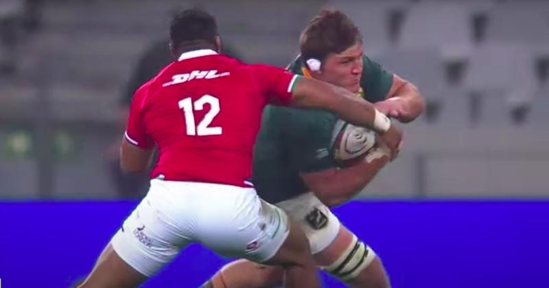 Bundee Aki face à Jasper Wiese.