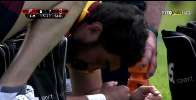 Hoani MacDonald victime d'un arrêt cardiaque en plein match