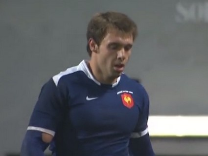 L'essai de Vincent Clerc lors de France vs Afrique du Sud