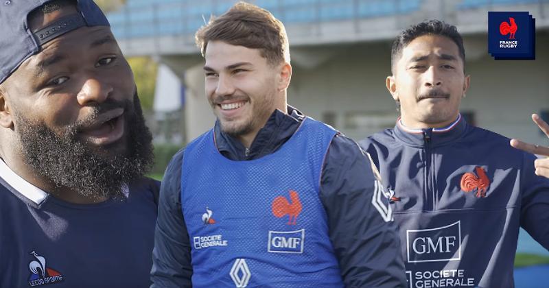 XV de France. Les Bleus sont tout sourire avant le match contre l'Australie.