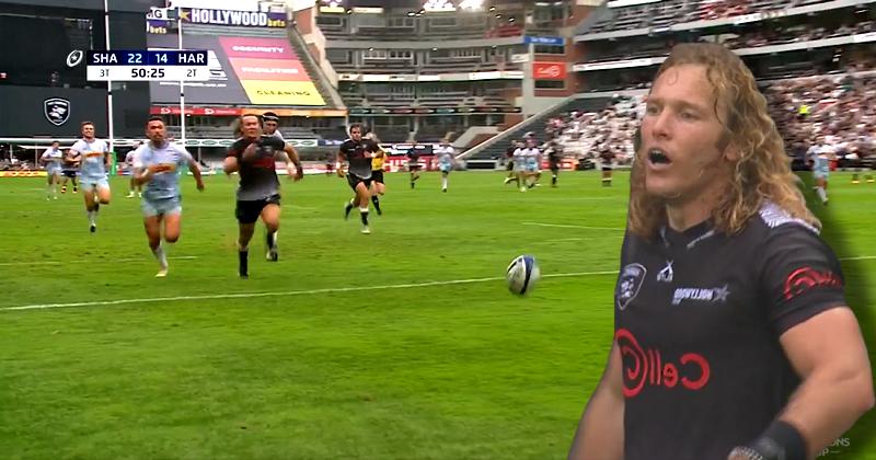 VIDEO. CHAMPIONS CUP. Werner Kok passe la surmultipliée pour inscrire un essai supersonique de 50m !
